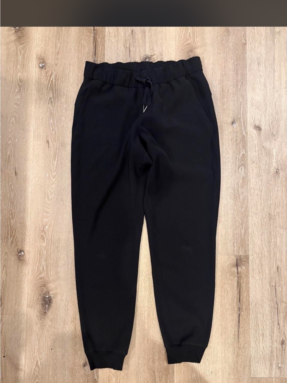 Women’s size 4 black Lululemon sweatpants
